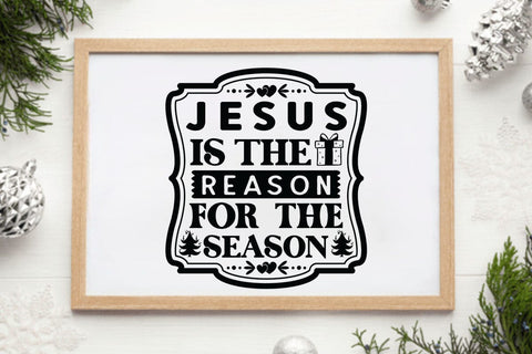 Jesus is the reason for the season SVG Angelina750 