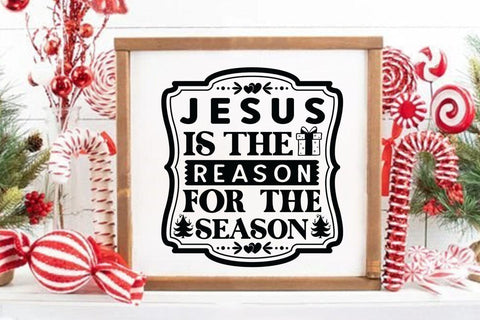 Jesus is the reason for the season SVG Angelina750 