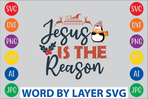 Jesus Is The Reason svg design SVG Rafiqul20606 