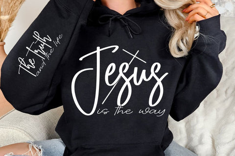 Jesus Is The Way Sleeve SVG Design SVG Regulrcrative 