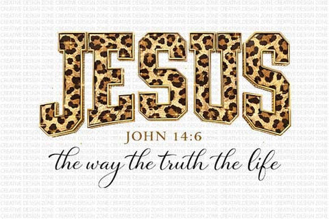 Jesus John 14:6 PNG | Christian Bible Verse Sublimation Design SVG BillahCrafts 