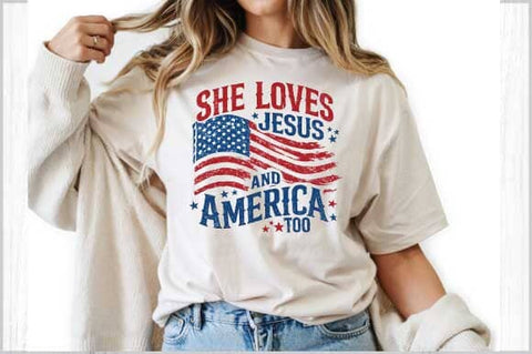 Jesus July 4th PNG Bundle Patriotic Coquette Sublimation Designs (Digital Download) SVG Svgcraft 