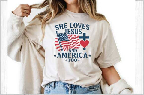 Jesus July 4th PNG Bundle Patriotic Coquette Sublimation Designs (Digital Download) SVG Svgcraft 