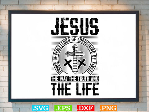 JESUS LORD OF LORDS KING OF KINGS Svg, Bible Verse Svg, Religious Svg, Jesus Svg, God Svg SVG Creativeart88 