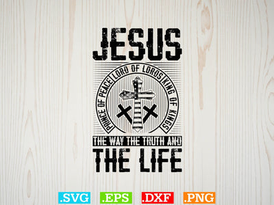 JESUS LORD OF LORDS KING OF KINGS Svg, Bible Verse Svg, Religious Svg, Jesus Svg, God Svg SVG Creativeart88 