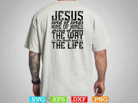 JESUS LORD OF LORDS KING OF KINGS Svg, Bible Verse Svg, Religious Svg, Jesus Svg, God Svg SVG Creativeart88 