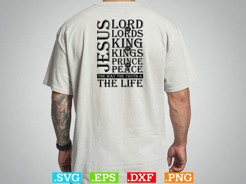 JESUS LORD OF LORDS KING OF KINGS Svg, Bible Verse Svg, Religious Svg, Jesus Svg, God Svg SVG Creativeart88 