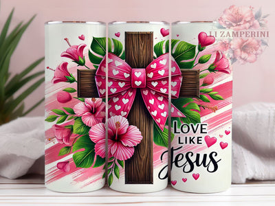 Jesus Love 20oz Faith Tumbler Wrap, Christian Tumbler, Jesus Love, Valentine Gift, 20oz Tumbler, Sublimation Wrap, Faith Based Gift, Religious Decor Sublimation Li Zamperini 