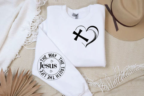 Jesus love Sleeve Svg Design, Christian SVG Design SVG Regulrcrative 
