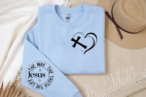 Jesus love Sleeve Svg Design, Christian SVG Design SVG Regulrcrative 