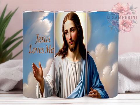 Jesus Loves Me, Christian Tumbler, Sublimation Design, 20oz Tumbler, Bible Verse Tumbler, Digital Download, Inspirational Gift Sublimation Li Zamperini 