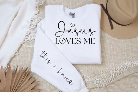 Jesus loves me Sleeve SVG Design, Christian Sleeve SVG, Faith SVG Design, Jesus Sleeve SVG SVG Regulrcrative 