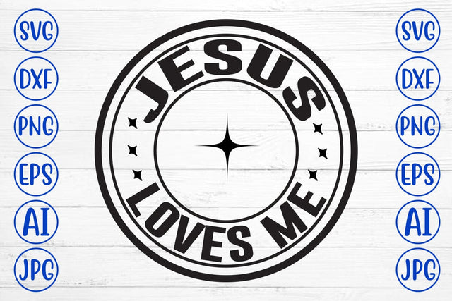 Jesus Loves Me SVG Cut File SVG Syaman 