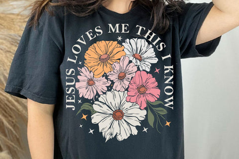 Jesus Loves Me This I know Svg Png, Bible verse svg, Christian SVG SVG DesignDestine 