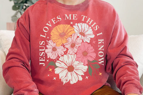 Jesus Loves Me This I know Svg Png, Bible verse svg, Christian SVG SVG DesignDestine 