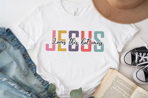 Jesus Loves This Hot Mess SVG Angelina750 