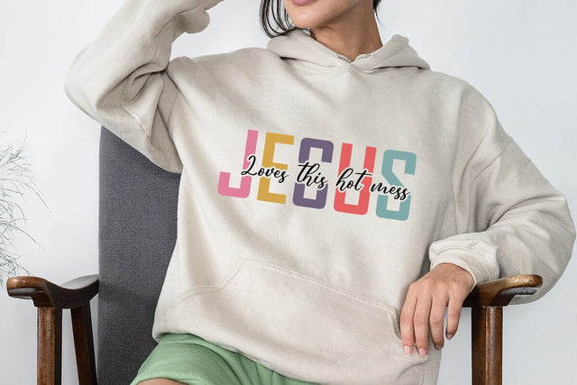 Jesus Loves This Hot Mess SVG Angelina750 