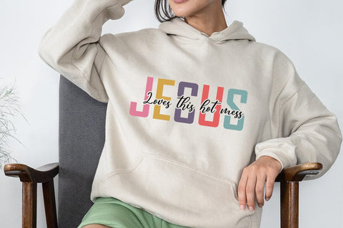 Jesus Loves This Hot Mess SVG Angelina750 