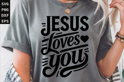 Jesus Loves You SVG PNG, Love Like Jesus SVG Paper Switch 