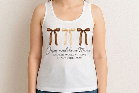 Jesus Made Her a Mama PNG Christian Motherhood Faith Design SVG BillahCrafts 