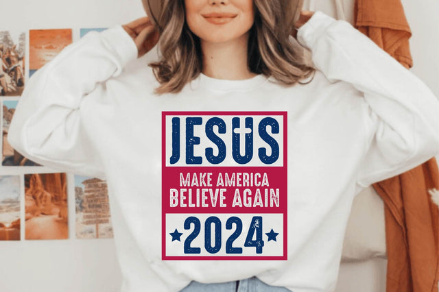 Jesus Make America Believe Again 2024 svg SVG shah alam 