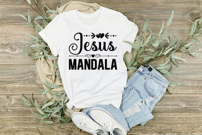 Jesus Mandala SVG Angelina750 
