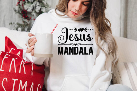 Jesus Mandala SVG Angelina750 