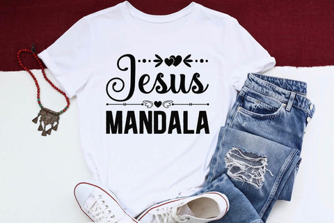 Jesus Mandala SVG Angelina750 