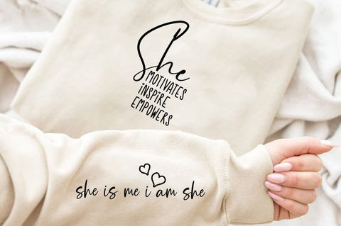 Jesus Motivational Inspirational Sleeve Shirt SVG Design, SVG FiveStarCrafting 