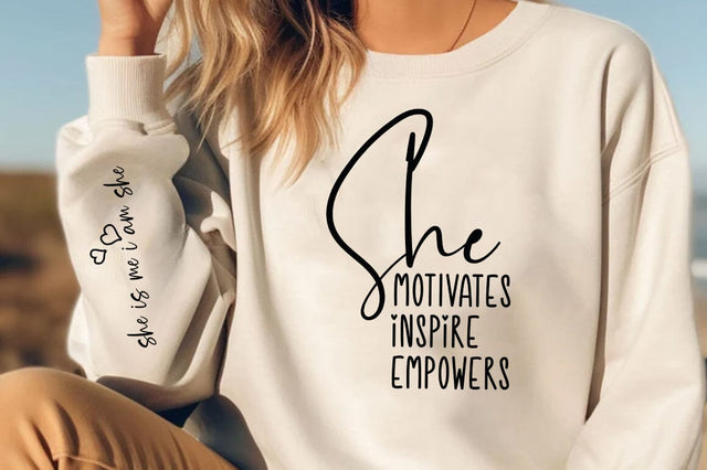 Jesus Motivational Inspirational Sleeve Shirt SVG Design, SVG FiveStarCrafting 