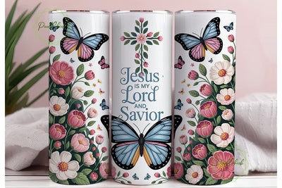 Jesus My Lord Butterfly 20oz Tumbler Sublimation PixelChick 