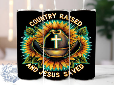 Jesus Saved 20oz Skinny Tumbler, Christian Southern Western Cowgirl Tumbler Png, Straight & Tapered Tumbler Wrap, Instant Digital Download Sublimation ToriDesigns 