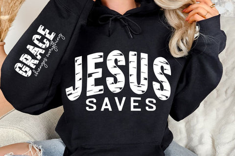 Jesus Saves Sleeve SVG Design SVG Regulrcrative 