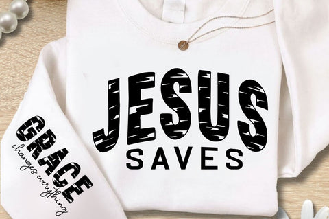 Jesus Saves Sleeve SVG Design SVG Regulrcrative 