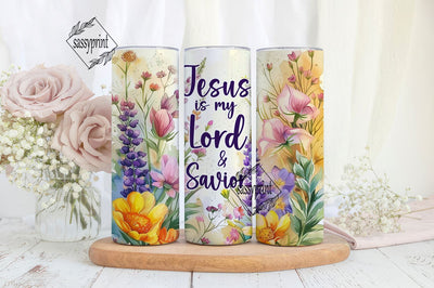 Jesus Savior Tumbler Wrap 20 oz Skinny Tumbler Sublimation Design, Christian Tumbler Wrap, religious Tumbler Wrap, Instant Digital Download Sublimation sassyprint 