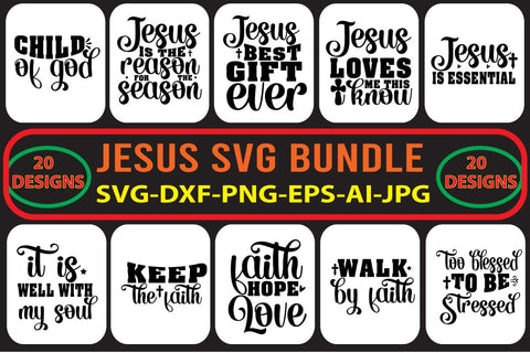 JESUS-SVG-BUNDLE SVG Syaman 