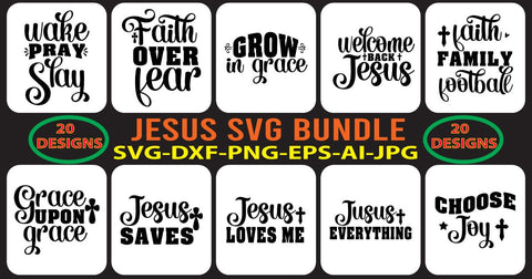 JESUS-SVG-BUNDLE SVG Syaman 