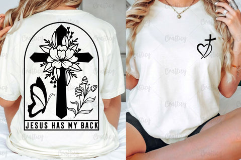 Jesus SVG Front and Back SVG T shirt Design SVG Designangry 