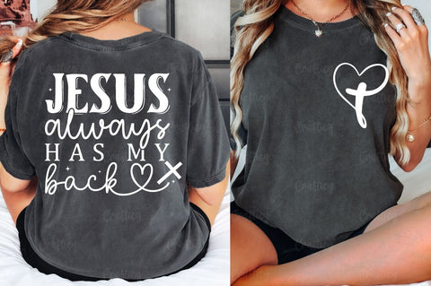 Jesus SVG Front and Back SVG T shirt Design SVG Designangry 
