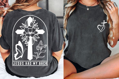 Jesus SVG Front and Back SVG T shirt Design SVG Designangry 