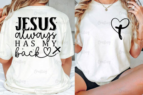 Jesus SVG Front and Back SVG T shirt Design SVG Designangry 