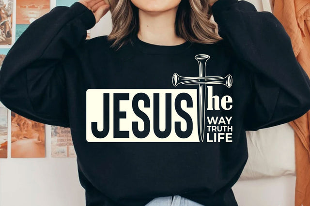 Jesus The Way The Truth The Life SVG PNG, Jesus SVG SVG SVG Studio 