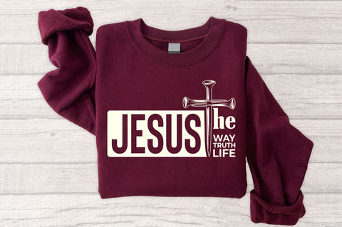 Jesus The Way The Truth The Life SVG PNG, Jesus SVG SVG SVG Studio 