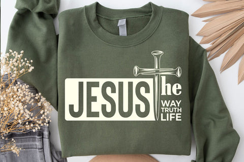 Jesus The Way The Truth The Life SVG PNG, Jesus SVG SVG SVG Studio 