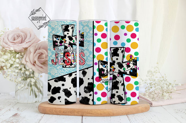 Jesus tumbler, Christian tumbler, faith tumbler, religious tumbler, inspirational tumbler Sublimation sassyprint 