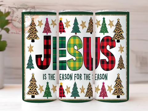 Jesus Tumbler, Christmas Gift, Sublimation Wrap, Faith Based Decor, 20oz Tumbler, Religious Holiday, Christian Christmas Sublimation Lara' s Designs 