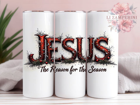Jesus Tumbler, Christmas Mug, Holiday Drinkware, Faith-Based Gift, 20oz Sublimation Wrap, Religious Tumbler, Inspirational Christmas Tumbler Sublimation Li Zamperini 