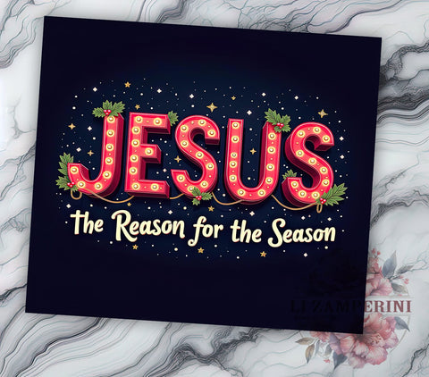 Jesus Tumbler, Christmas Mug, Holiday Drinkware, Faith-Based Gift, 20oz Sublimation Wrap, Religious Tumbler, Inspirational Christmas Tumbler Sublimation Li Zamperini 