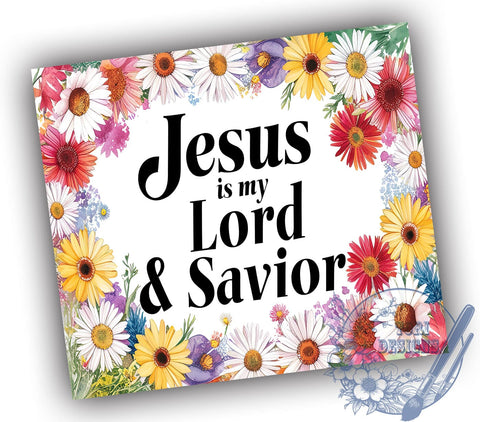 Jesus Tumbler Wrap, Christian Floral Design, 20oz Sublimation Wrap, Religious Tumbler Art, Digital Download Tumbler, Faith-Based Drinkware, Inspirational Tumbler Design, Bible Verse Tumbler Sublimation ToriDesigns 