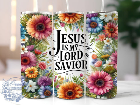 Jesus Tumbler Wrap, Christian Floral Design, 20oz Sublimation Wrap, Religious Tumbler Art, Digital Download Tumbler, Faith-Based Drinkware, Inspirational Tumbler Design, Bible Verse Tumbler Sublimation ToriDesigns 